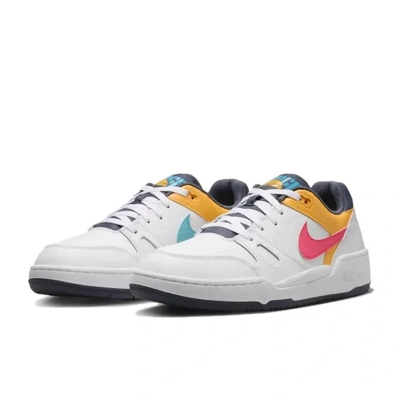 Nike Full Force Low 90's Neon Pack White Blue Pink Men's Shoe HF4846-100 NO LID - Picture 3 of 8